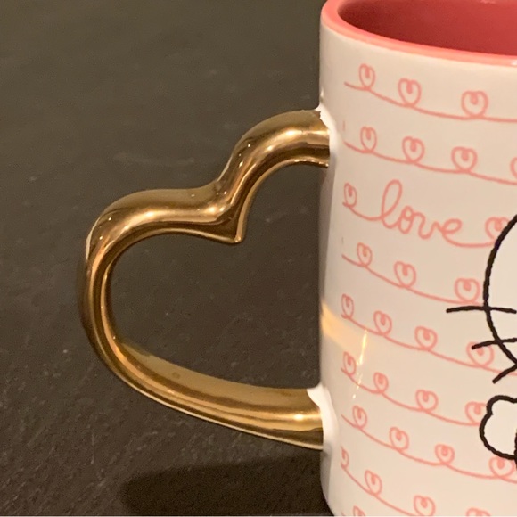 Hello Kitty Valentine’s Day Mug with Heart Shaped Handle - Picture 7 of 11